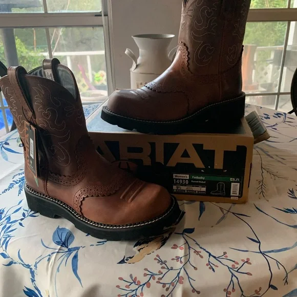 Ariat Fat Baby boots NIB 9.5 - Picture 8 of 8